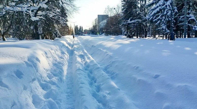 Снег завалы чебоксары
